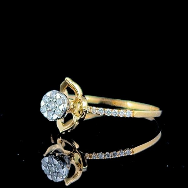 Elegant Blossom Diamond Ring - Image 2